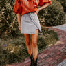 The Evelyn High Waist Asymmetrical Skort Image - 1