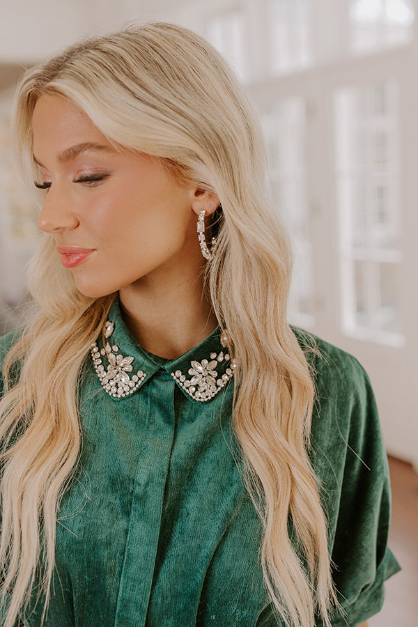 Chic State Of Mind Hoop Earrings in Silver Image - 1
