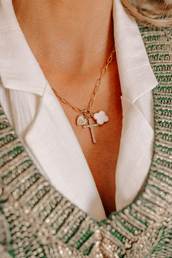 Graceful Moment Charm Necklace Image - 2