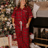 Pretty In Plaid Pajama Pants Curves Image - 1