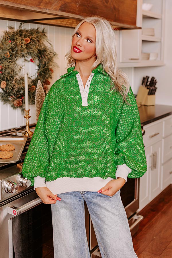 Cappuccino Sippin Tweed Sweatshirt Image - 2