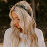 For The Love Of Floral Headband in Black Image - 1