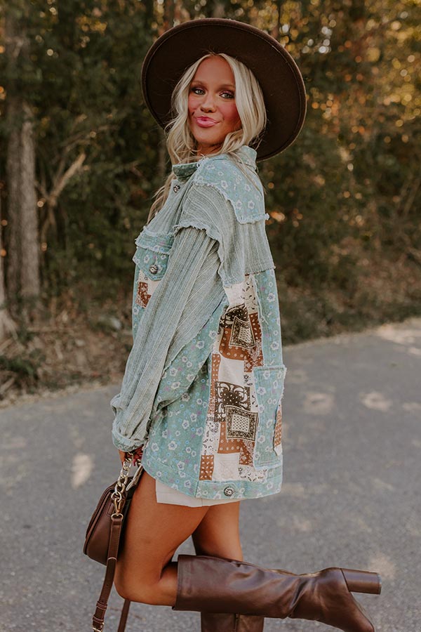 Autumn Charm Floral Jacket Image - 4