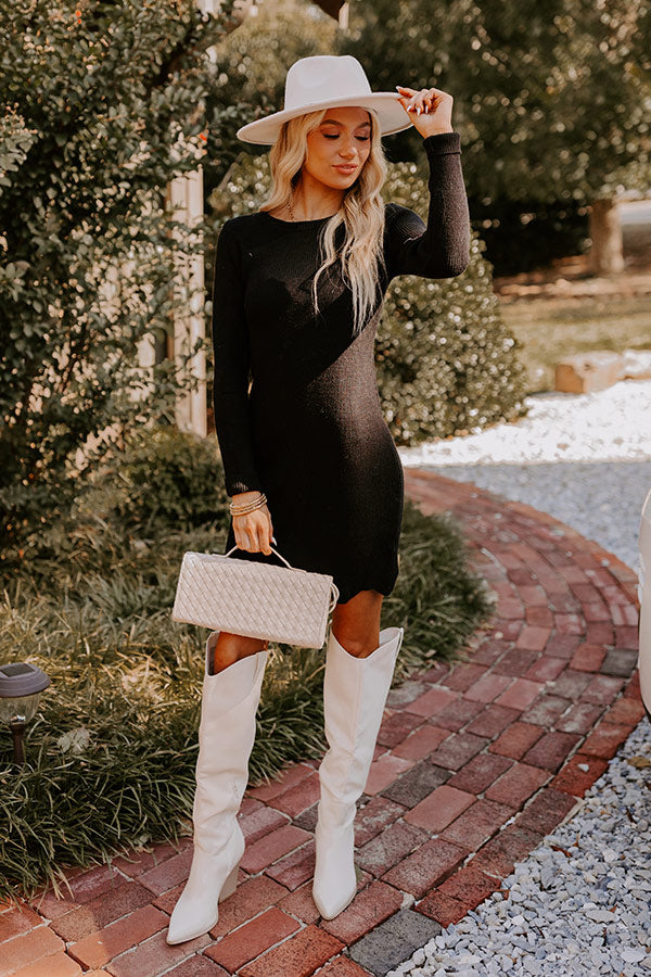Manhattan Chic Knit Sweater Dress Image - 3