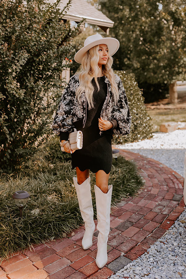Manhattan Chic Knit Sweater Dress Image - 2