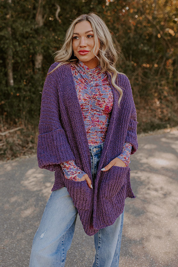 Rustic Vineyard Knit Cardigan Image - 4