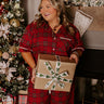 Pretty In Plaid Pajama Top Curves Image - 1