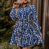 Vino For Two Floral Embroidered Mini Dress Image - 1