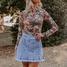 Floral Dreams Mesh Top in Purple Image - 1