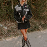 Boho Lifestyle Embroidered Jacket in Black Image - 1