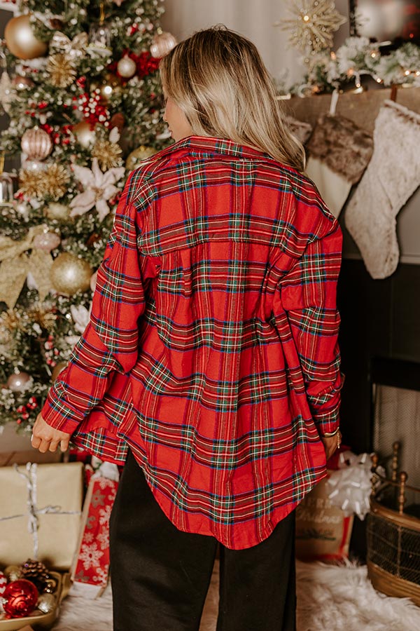 Hayride Ready Plaid Button Up Image - 5