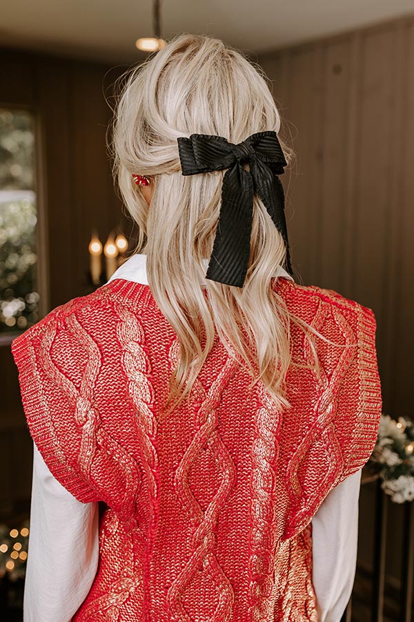 Sweet Perspective Bow Hair Clip Image - 1