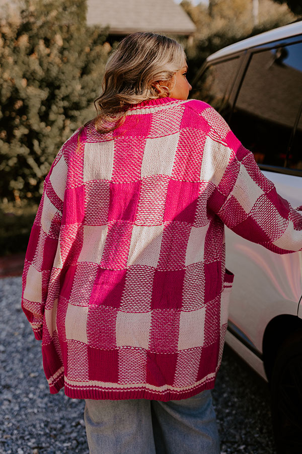 Brunch Ready Knit Cardigan Curves Image - 5