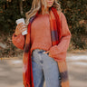 Cozy A La Mode Knit Sweater in Rust Image - 1