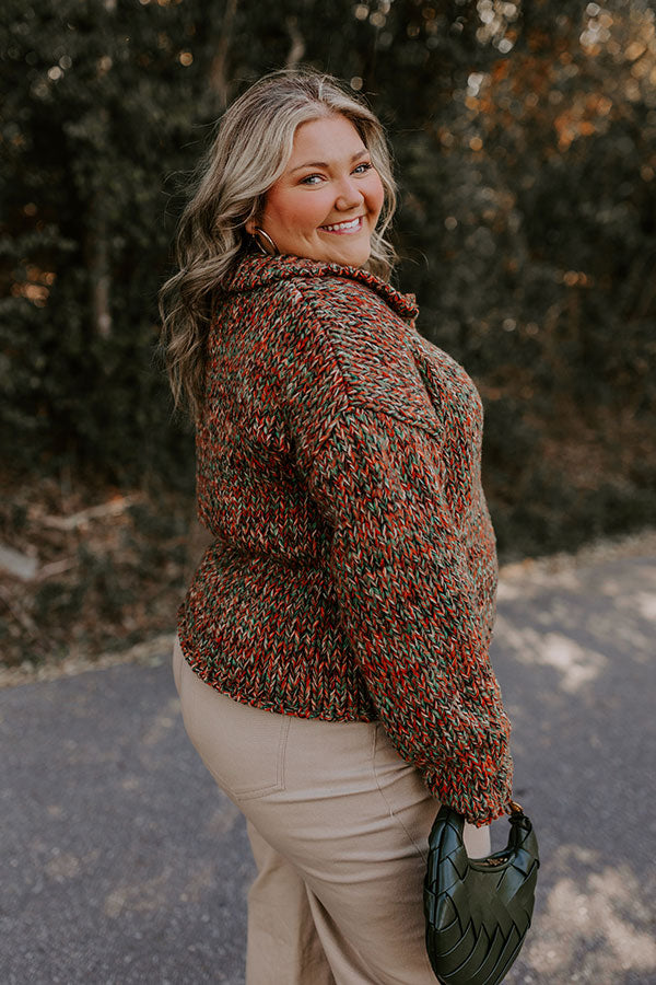 Cinnamon Spice Feels Knit Sweater Image - 5