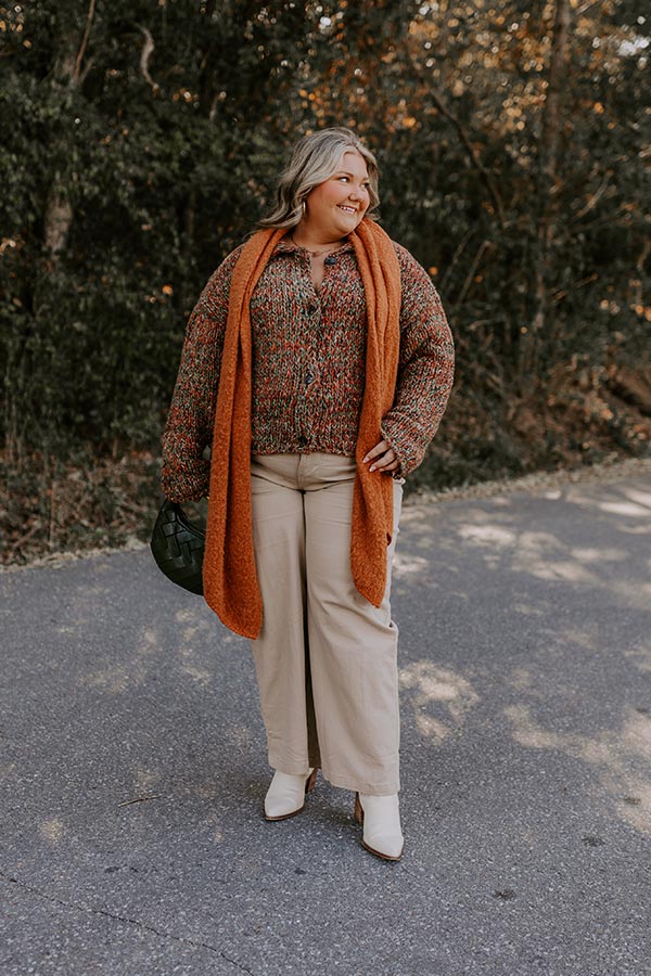 Cinnamon Spice Feels Knit Sweater Image - 1
