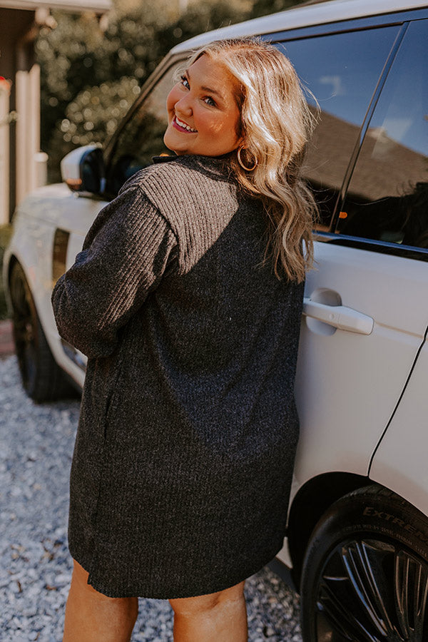 Lively Lattes Ribbed Sweater Dress Curves Image - 3