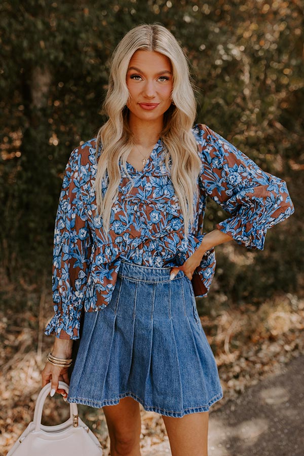 Small Town Charm Floral Top Image - 1
