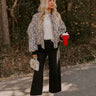 JUST USA Natalia High Waist Wide Leg Jean in Black Image - 1