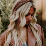 Chic Moment Tweed Headband in Brown Image - 1