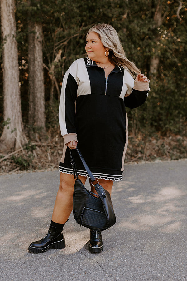 Casual Couture Color Block Mini Dress Curves Image - 5