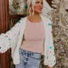 Sweet Smile Sequin Embellished Cardigan Image - 1