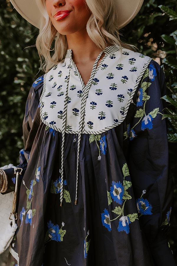 Small Town Romance Floral Mini Dress Image - 3