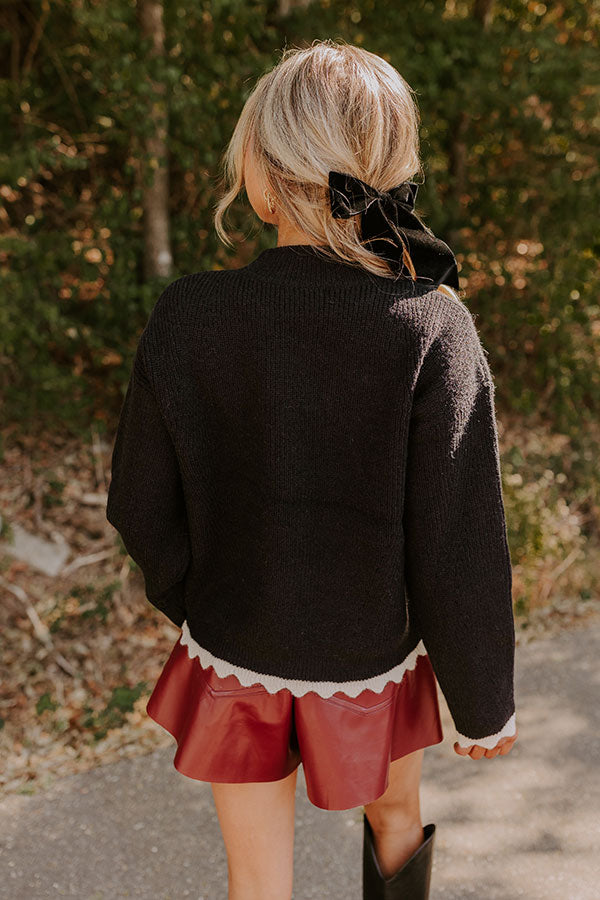 Sweet Poetry Knit Sweater Image - 5
