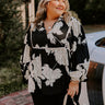 Always In Style Floral Top in Black Curves Image - 1