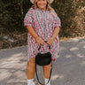 Pumpkin Patch Dreaming Plaid Mini Dress Curves Image - 1