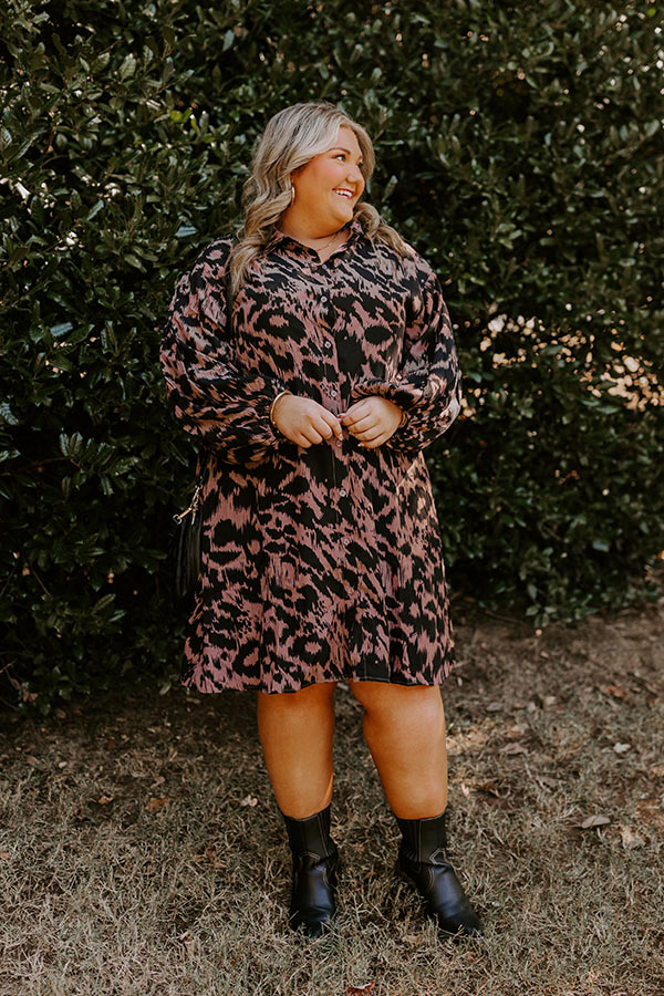 Dreaming Of Soho Button Down Mini Dress Curves Image - 1