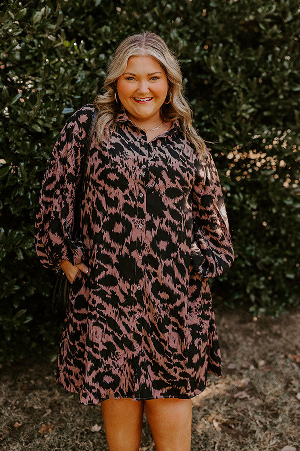 Dreaming Of Soho Button Down Mini Dress Curves Image - 2