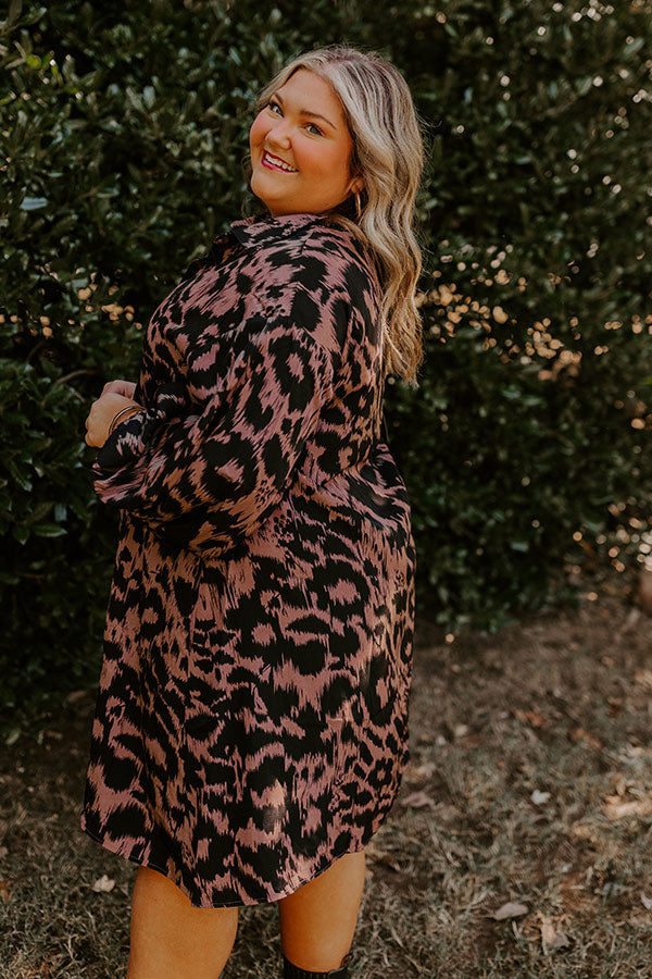 Dreaming Of Soho Button Down Mini Dress Curves Image - 3