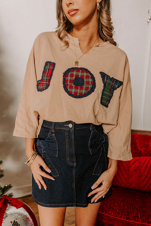 Joy Patch Vintage Tee Image - 3