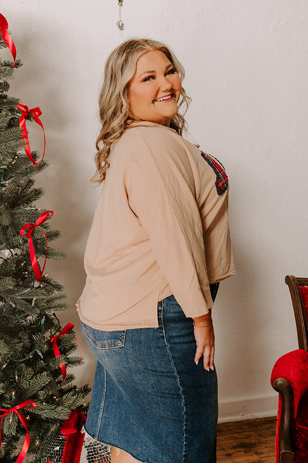 Joy Patch Vintage Tee Curves Image - 2