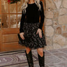 Cranberry Spritzer Velvet Mini Dress Image - 1