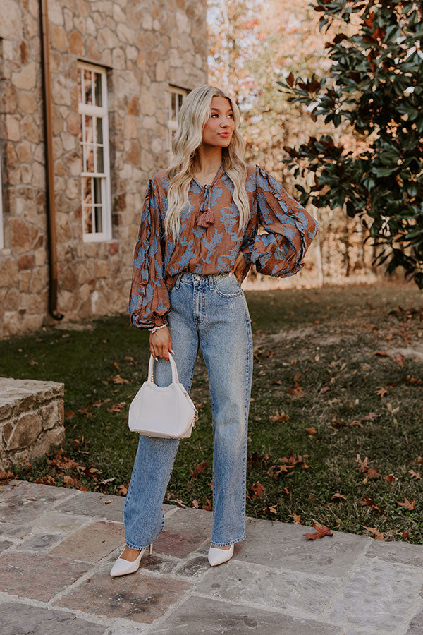 Mosaic of Style Jacquard Top