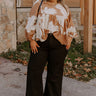 Always In Style Floral Top in Camel Curves Image - 1