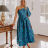 For The Love Of Floral Satin Midi Image - 1