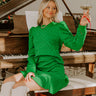 Holiday Cocktails Quilted Sweater Top Image - 1