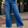 JUST USA Maeve High Waist Wide Leg Jean Image - 1
