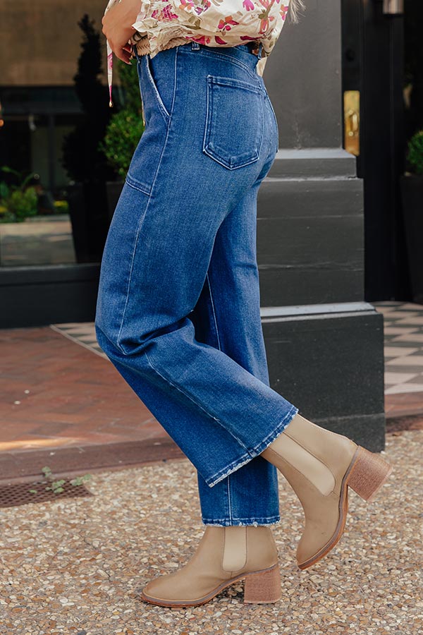 JUST USA Maeve High Waist Wide Leg Jean Image - 2