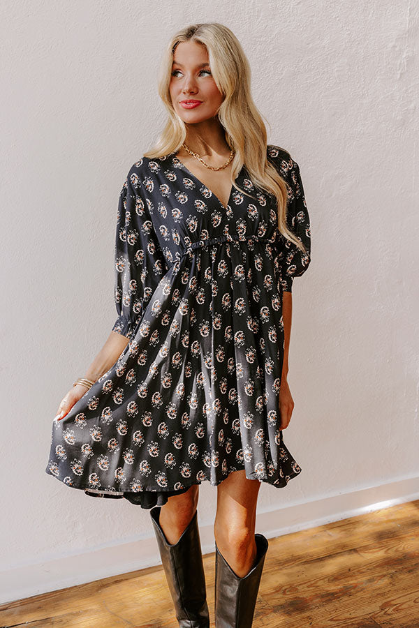 Downtown Happy Hour Floral Mini Dress Image - 2