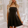Luxe Lifestyle Scuba Mini Dress in Black Image - 1