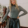 Cue The Sparkle Rhinestone Bodysuit in Silver Image - 1