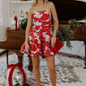 Rose Garden Romance Jacquard Mini Dress Image - 1