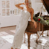 Coquette Crush Sequin Maxi Dress in Champagne Image - 1