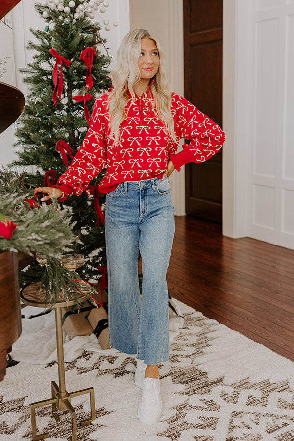 Bows And Kisses Knit Sweater Image - 1