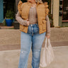 Cabin Cutie Puffer Vest Curves Image - 1