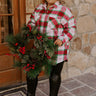 Evergreen Lane Plaid Jacket Curves Image - 1